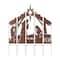 Glitzhome® 41.5'' Metal Nativity Combo Yardstake